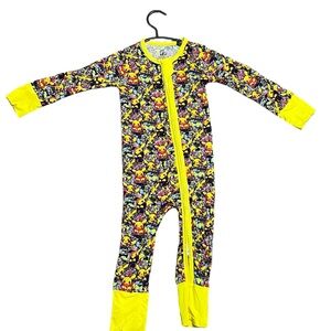 NWOT BAMBOO Pikachu Pokémon Zippy Romper